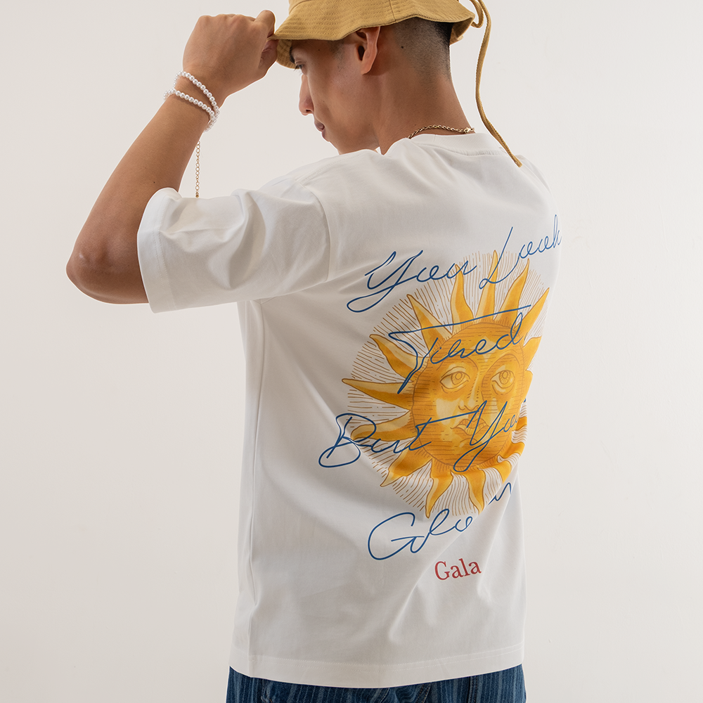 glowing  t-shirt
